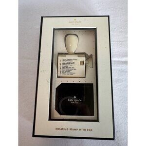 New Kate Spade Escape The Ordinary Rotating Stamp With Ink Pad